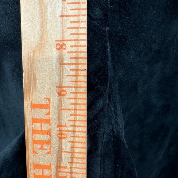 INC SUEDE 100% leather straight leg raw hem womans quiet luxury classic pant 8 - Picture 9 of 12